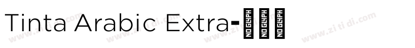 Tinta Arabic Extra字体转换